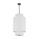 One Light Pendant<br /><span style="color:#4AB0CE;">Entrega: 4-10 dias en USA</span><br /><span style="color:#4AB0CE;font-size:60%;">PREGUNTE POR ENTREGA EN PANAMA</span><br />Collection: Sawyer<br />Finish: Midnight Black