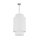 One Light Pendant<br /><span style="color:#4AB0CE;">Entrega: 4-10 dias en USA</span><br /><span style="color:#4AB0CE;font-size:60%;">PREGUNTE POR ENTREGA EN PANAMA</span><br />Collection: Sawyer<br />Finish: Polished Nickel