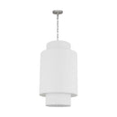 One Light Pendant<br /><span style="color:#4AB0CE;">Entrega: 4-10 dias en USA</span><br /><span style="color:#4AB0CE;font-size:60%;">PREGUNTE POR ENTREGA EN PANAMA</span><br />Collection: Sawyer<br />Finish: Polished Nickel