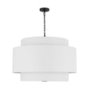 Four Light Pendant<br /><span style="color:#4AB0CE;">Entrega: 4-10 dias en USA</span><br /><span style="color:#4AB0CE;font-size:60%;">PREGUNTE POR ENTREGA EN PANAMA</span><br />Collection: Sawyer<br />Finish: Midnight Black