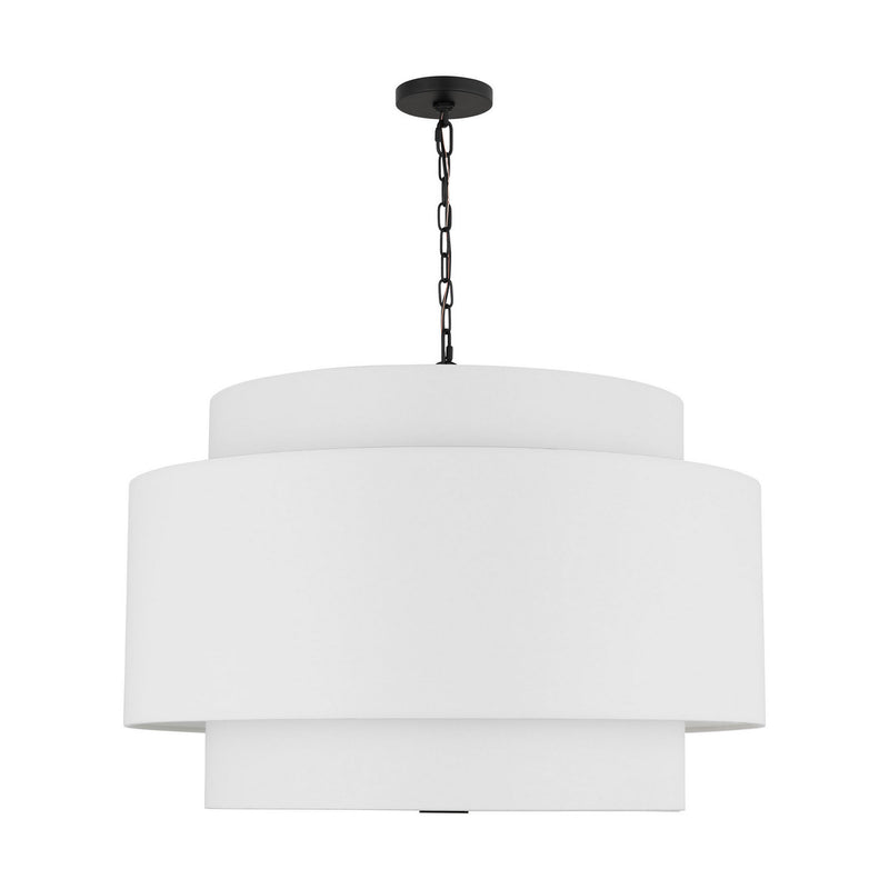 Four Light Pendant<br /><span style="color:#4AB0CE;">Entrega: 4-10 dias en USA</span><br /><span style="color:#4AB0CE;font-size:60%;">PREGUNTE POR ENTREGA EN PANAMA</span><br />Collection: Sawyer<br />Finish: Midnight Black