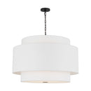 Four Light Pendant<br /><span style="color:#4AB0CE;">Entrega: 4-10 dias en USA</span><br /><span style="color:#4AB0CE;font-size:60%;">PREGUNTE POR ENTREGA EN PANAMA</span><br />Collection: Sawyer<br />Finish: Midnight Black