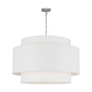 Four Light Pendant<br /><span style="color:#4AB0CE;">Entrega: 4-10 dias en USA</span><br /><span style="color:#4AB0CE;font-size:60%;">PREGUNTE POR ENTREGA EN PANAMA</span><br />Collection: Sawyer<br />Finish: Polished Nickel