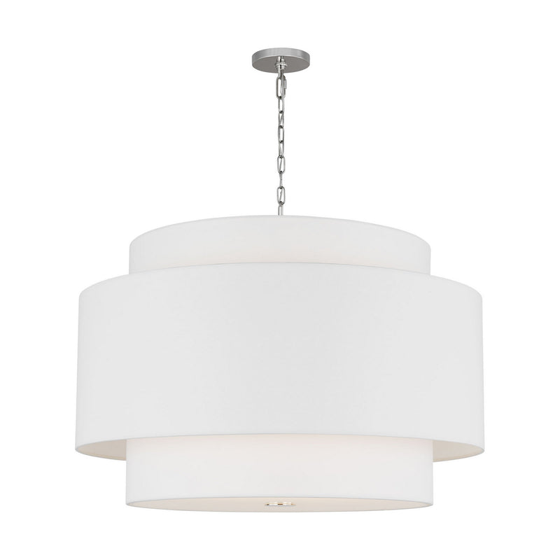 Four Light Pendant<br /><span style="color:#4AB0CE;">Entrega: 4-10 dias en USA</span><br /><span style="color:#4AB0CE;font-size:60%;">PREGUNTE POR ENTREGA EN PANAMA</span><br />Collection: Sawyer<br />Finish: Polished Nickel