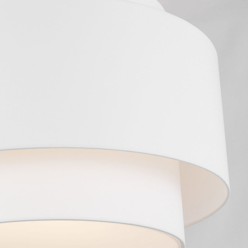 Visual Comfort Studio - KSP1184PN - Four Light Pendant - Sawyer - Polished Nickel