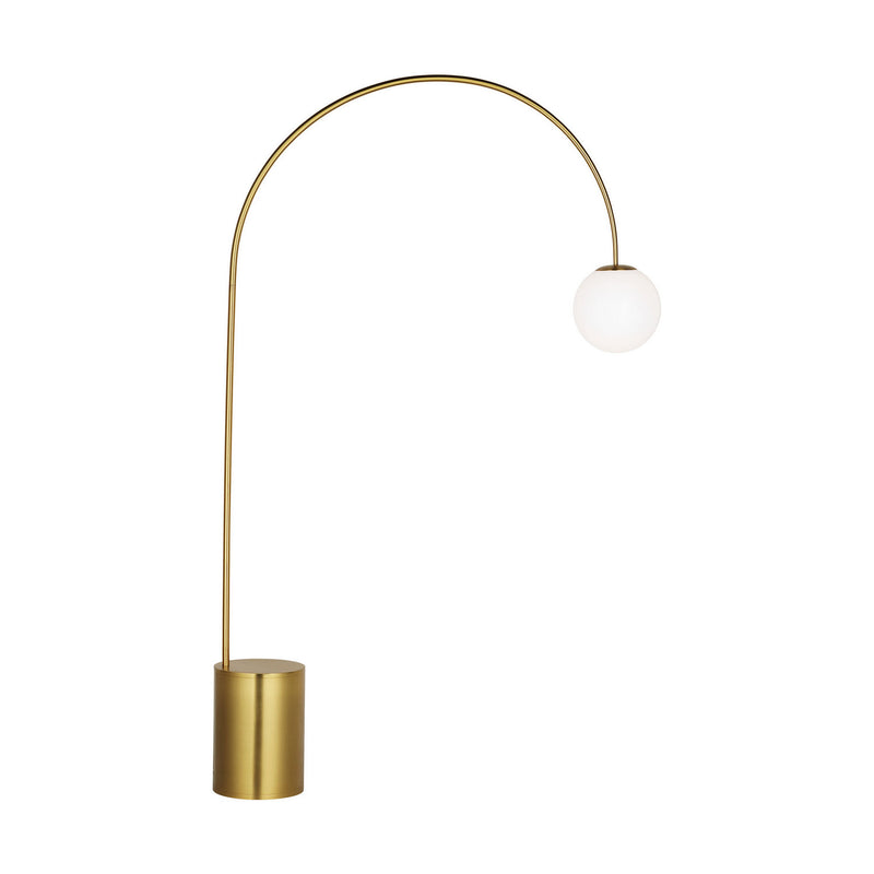 One Light Floor Lamp<br /><span style="color:#4AB0CE;">Entrega: 4-10 dias en USA</span><br /><span style="color:#4AB0CE;font-size:60%;">PREGUNTE POR ENTREGA EN PANAMA</span><br />Collection: Noemie<br />Finish: Burnished Brass