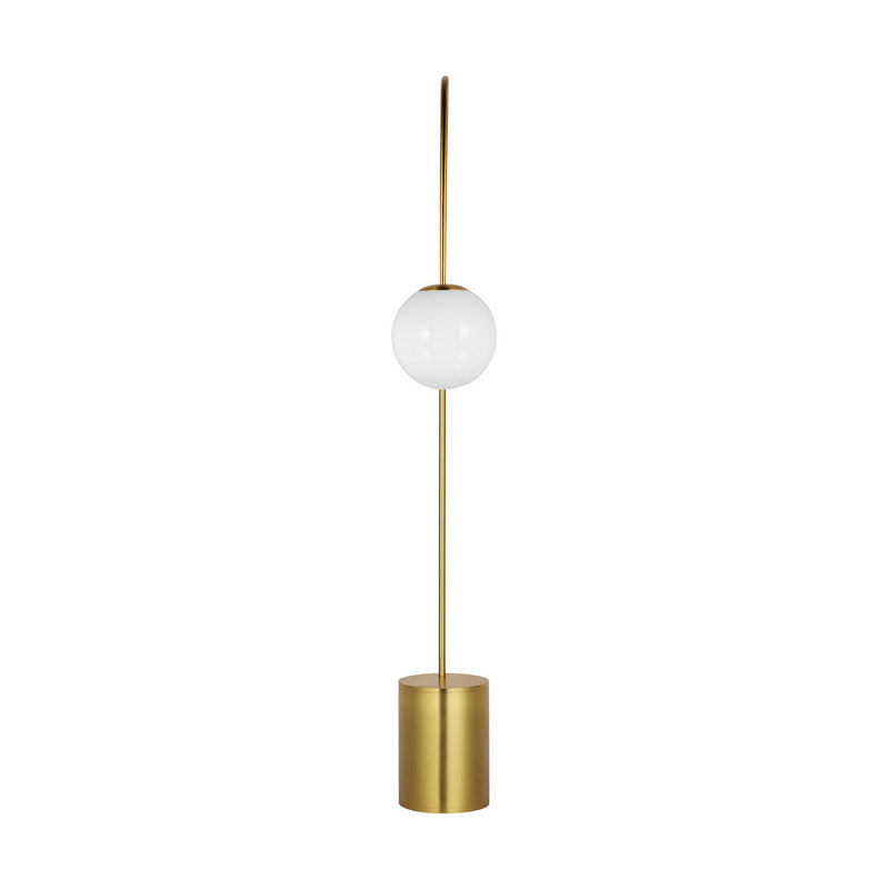 One Light Floor Lamp<br /><span style="color:#4AB0CE;">Entrega: 4-10 dias en USA</span><br /><span style="color:#4AB0CE;font-size:60%;">PREGUNTE POR ENTREGA EN PANAMA</span><br />Collection: Noemie<br />Finish: Burnished Brass