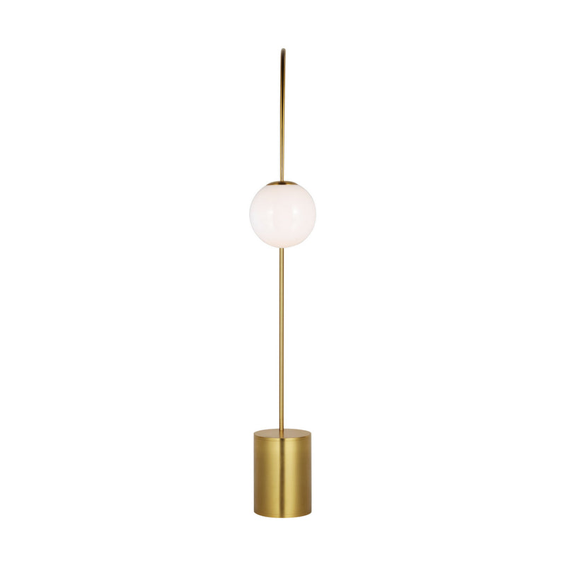 One Light Floor Lamp<br /><span style="color:#4AB0CE;">Entrega: 4-10 dias en USA</span><br /><span style="color:#4AB0CE;font-size:60%;">PREGUNTE POR ENTREGA EN PANAMA</span><br />Collection: Noemie<br />Finish: Burnished Brass