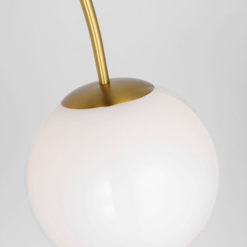 One Light Floor Lamp<br /><span style="color:#4AB0CE;">Entrega: 4-10 dias en USA</span><br /><span style="color:#4AB0CE;font-size:60%;">PREGUNTE POR ENTREGA EN PANAMA</span><br />Collection: Noemie<br />Finish: Burnished Brass