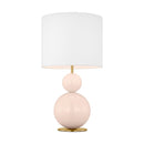 One Light Table Lamp<br /><span style="color:#4AB0CE;">Entrega: 4-10 dias en USA</span><br /><span style="color:#4AB0CE;font-size:60%;">PREGUNTE POR ENTREGA EN PANAMA</span><br />Collection: Suki<br />Finish: Blush