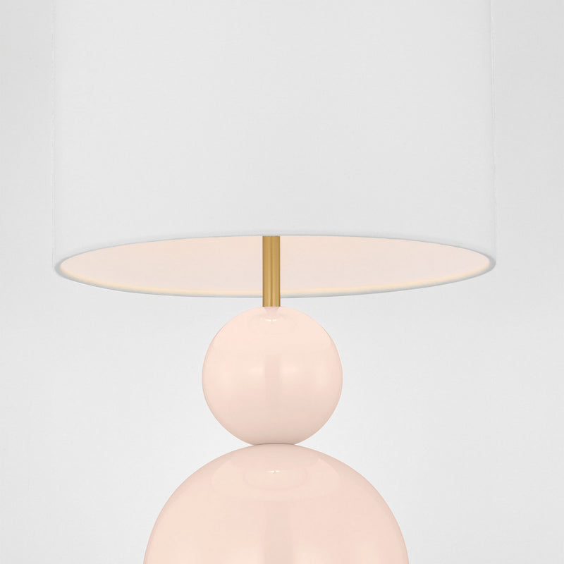 One Light Table Lamp<br /><span style="color:#4AB0CE;">Entrega: 4-10 dias en USA</span><br /><span style="color:#4AB0CE;font-size:60%;">PREGUNTE POR ENTREGA EN PANAMA</span><br />Collection: Suki<br />Finish: Blush