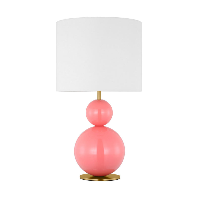 One Light Table Lamp<br /><span style="color:#4AB0CE;">Entrega: 4-10 dias en USA</span><br /><span style="color:#4AB0CE;font-size:60%;">PREGUNTE POR ENTREGA EN PANAMA</span><br />Collection: Suki<br />Finish: Coral