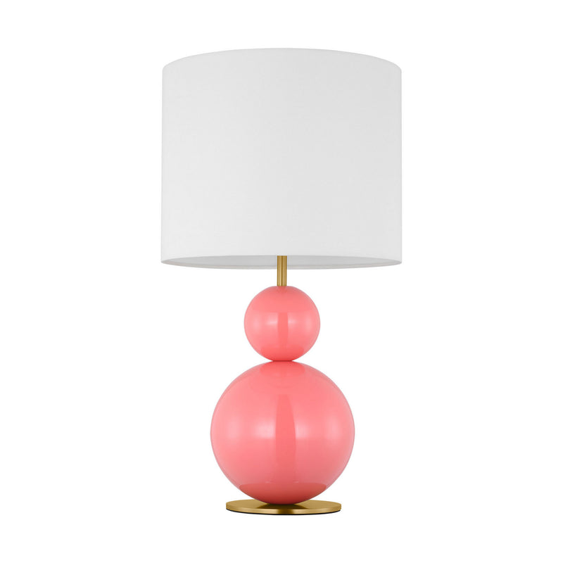 One Light Table Lamp<br /><span style="color:#4AB0CE;">Entrega: 4-10 dias en USA</span><br /><span style="color:#4AB0CE;font-size:60%;">PREGUNTE POR ENTREGA EN PANAMA</span><br />Collection: Suki<br />Finish: Coral