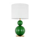 One Light Table Lamp<br /><span style="color:#4AB0CE;">Entrega: 4-10 dias en USA</span><br /><span style="color:#4AB0CE;font-size:60%;">PREGUNTE POR ENTREGA EN PANAMA</span><br />Collection: Suki<br />Finish: Green