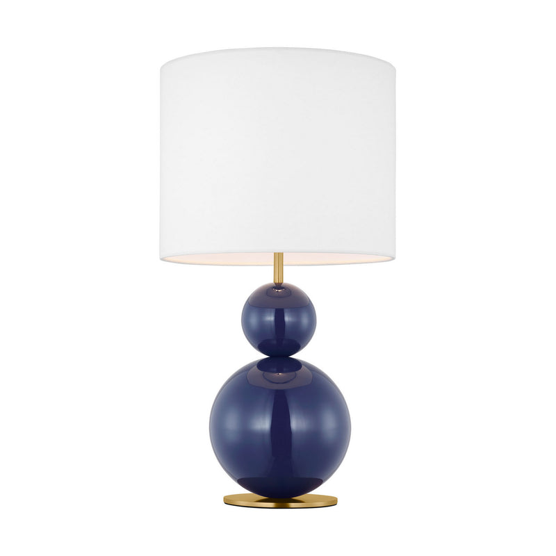 One Light Table Lamp<br /><span style="color:#4AB0CE;">Entrega: 4-10 dias en USA</span><br /><span style="color:#4AB0CE;font-size:60%;">PREGUNTE POR ENTREGA EN PANAMA</span><br />Collection: Suki<br />Finish: Navy