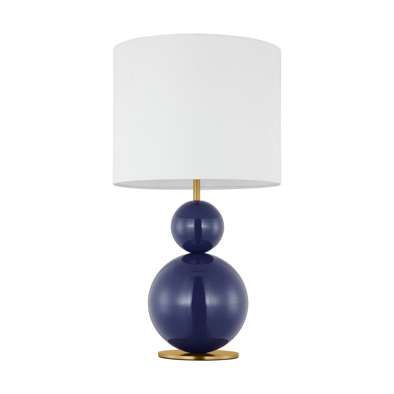 One Light Table Lamp<br /><span style="color:#4AB0CE;">Entrega: 4-10 dias en USA</span><br /><span style="color:#4AB0CE;font-size:60%;">PREGUNTE POR ENTREGA EN PANAMA</span><br />Collection: Suki<br />Finish: Navy
