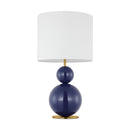 One Light Table Lamp<br /><span style="color:#4AB0CE;">Entrega: 4-10 dias en USA</span><br /><span style="color:#4AB0CE;font-size:60%;">PREGUNTE POR ENTREGA EN PANAMA</span><br />Collection: Suki<br />Finish: Navy