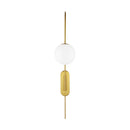 One Light Wall Sconce<br /><span style="color:#4AB0CE;">Entrega: 4-10 dias en USA</span><br /><span style="color:#4AB0CE;font-size:60%;">PREGUNTE POR ENTREGA EN PANAMA</span><br />Collection: Noemie<br />Finish: Burnished Brass
