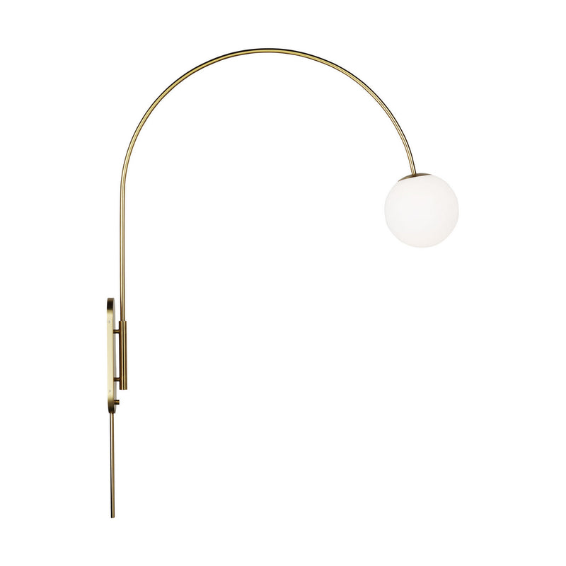 One Light Wall Sconce<br /><span style="color:#4AB0CE;">Entrega: 4-10 dias en USA</span><br /><span style="color:#4AB0CE;font-size:60%;">PREGUNTE POR ENTREGA EN PANAMA</span><br />Collection: Noemie<br />Finish: Burnished Brass