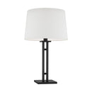 One Light Table Lamp<br /><span style="color:#4AB0CE;">Entrega: 4-10 dias en USA</span><br /><span style="color:#4AB0CE;font-size:60%;">PREGUNTE POR ENTREGA EN PANAMA</span><br />Collection: Haddon<br />Finish: Aged Iron
