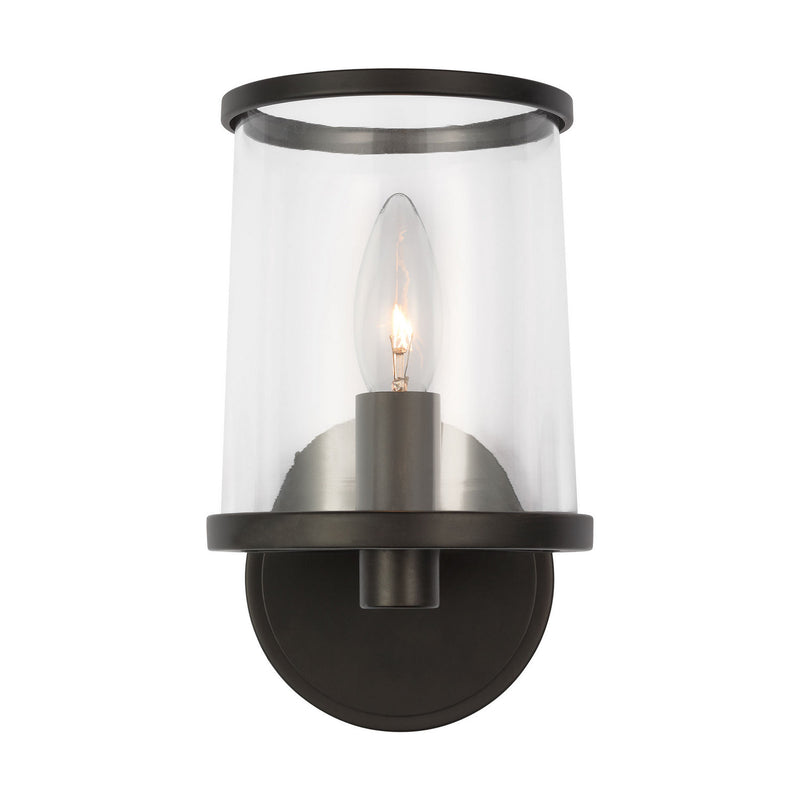 One Light Vanity<br /><span style="color:#4AB0CE;">Entrega: 4-10 dias en USA</span><br /><span style="color:#4AB0CE;font-size:60%;">PREGUNTE POR ENTREGA EN PANAMA</span><br />Collection: Reynolds<br />Finish: Aged Iron