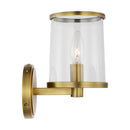 One Light Vanity<br /><span style="color:#4AB0CE;">Entrega: 4-10 dias en USA</span><br /><span style="color:#4AB0CE;font-size:60%;">PREGUNTE POR ENTREGA EN PANAMA</span><br />Collection: Reynolds<br />Finish: Time Worn Brass
