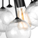One Light Pendant<br /><span style="color:#4AB0CE;">Entrega: 4-10 dias en USA</span><br /><span style="color:#4AB0CE;font-size:60%;">PREGUNTE POR ENTREGA EN PANAMA</span><br />Collection: Bronzeville<br />Finish: Midnight Black