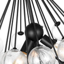 Three Light Pendant<br /><span style="color:#4AB0CE;">Entrega: 4-10 dias en USA</span><br /><span style="color:#4AB0CE;font-size:60%;">PREGUNTE POR ENTREGA EN PANAMA</span><br />Collection: Bronzeville<br />Finish: Midnight Black