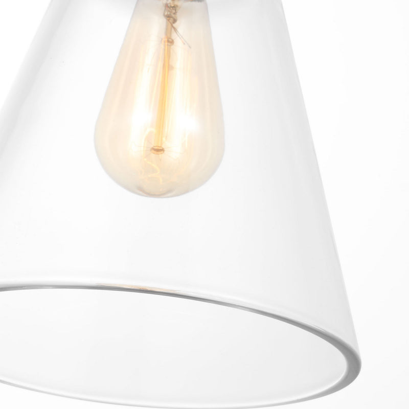 Visual Comfort Studio - P1347MBK - One Light Pendant - Baskin - Midnight Black