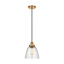 One Light Pendant<br /><span style="color:#4AB0CE;">Entrega: 4-10 dias en USA</span><br /><span style="color:#4AB0CE;font-size:60%;">PREGUNTE POR ENTREGA EN PANAMA</span><br />Collection: Baskin<br />Finish: Satin Brass
