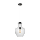 One Light Pendant<br /><span style="color:#4AB0CE;">Entrega: 4-10 dias en USA</span><br /><span style="color:#4AB0CE;font-size:60%;">PREGUNTE POR ENTREGA EN PANAMA</span><br />Collection: Baylor<br />Finish: Midnight Black