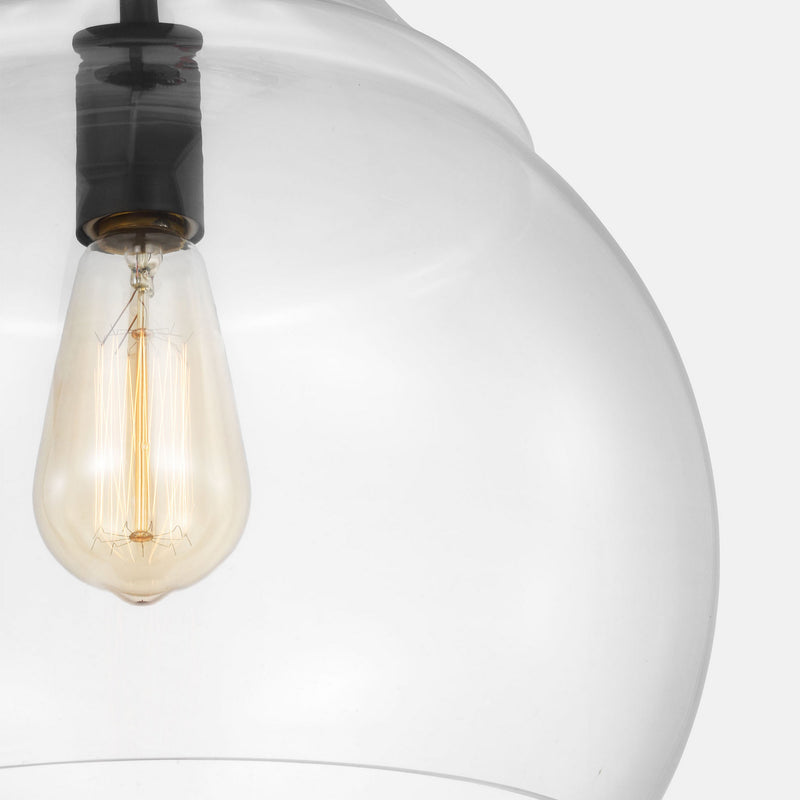 One Light Pendant<br /><span style="color:#4AB0CE;">Entrega: 4-10 dias en USA</span><br /><span style="color:#4AB0CE;font-size:60%;">PREGUNTE POR ENTREGA EN PANAMA</span><br />Collection: Zola<br />Finish: Midnight Black