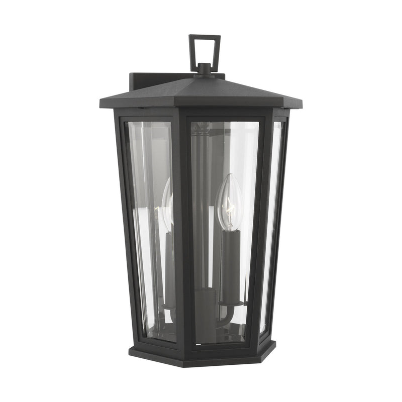 Two Light Wall Lantern<br /><span style="color:#4AB0CE;">Entrega: 4-10 dias en USA</span><br /><span style="color:#4AB0CE;font-size:60%;">PREGUNTE POR ENTREGA EN PANAMA</span><br />Collection: Witley<br />Finish: Textured Black