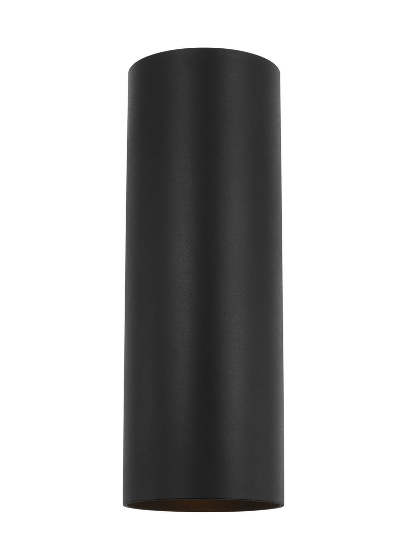 Two Light Wall Lantern<br /><span style="color:#4AB0CE;">Entrega: 4-10 dias en USA</span><br /><span style="color:#4AB0CE;font-size:60%;">PREGUNTE POR ENTREGA EN PANAMA</span><br />Collection: Outdoor Cylinders<br />Finish: Textured Black
