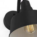 One Light Wall Lantern<br /><span style="color:#4AB0CE;">Entrega: 4-10 dias en USA</span><br /><span style="color:#4AB0CE;font-size:60%;">PREGUNTE POR ENTREGA EN PANAMA</span><br />Collection: Barn Light<br />Finish: Textured Black