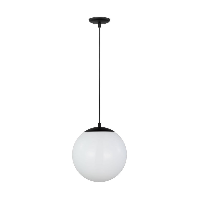 One Light Pendant<br /><span style="color:#4AB0CE;">Entrega: 10-11 semanas en USA</span><br /><span style="color:#4AB0CE;font-size:60%;">PREGUNTE POR ENTREGA EN PANAMA</span><br />Collection: Leo - Hanging Globe<br />Finish: Midnight Black