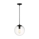 One Light Pendant<br /><span style="color:#4AB0CE;">Entrega: 15-16 semanas en USA</span><br /><span style="color:#4AB0CE;font-size:60%;">PREGUNTE POR ENTREGA EN PANAMA</span><br />Collection: Leo - Hanging Globe<br />Finish: Midnight Black