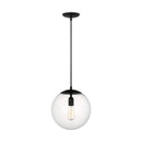 One Light Pendant<br /><span style="color:#4AB0CE;">Entrega: 4-10 dias en USA</span><br /><span style="color:#4AB0CE;font-size:60%;">PREGUNTE POR ENTREGA EN PANAMA</span><br />Collection: Leo - Hanging Globe<br />Finish: Midnight Black