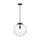 One Light Pendant<br /><span style="color:#4AB0CE;">Entrega: 4-10 dias en USA</span><br /><span style="color:#4AB0CE;font-size:60%;">PREGUNTE POR ENTREGA EN PANAMA</span><br />Collection: Leo - Hanging Globe<br />Finish: Midnight Black