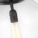 One Light Pendant<br /><span style="color:#4AB0CE;">Entrega: 4-10 dias en USA</span><br /><span style="color:#4AB0CE;font-size:60%;">PREGUNTE POR ENTREGA EN PANAMA</span><br />Collection: Leo - Hanging Globe<br />Finish: Midnight Black