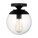 One Light Pendant<br /><span style="color:#4AB0CE;">Entrega: 4-10 dias en USA</span><br /><span style="color:#4AB0CE;font-size:60%;">PREGUNTE POR ENTREGA EN PANAMA</span><br />Collection: Leo - Hanging Globe<br />Finish: Midnight Black