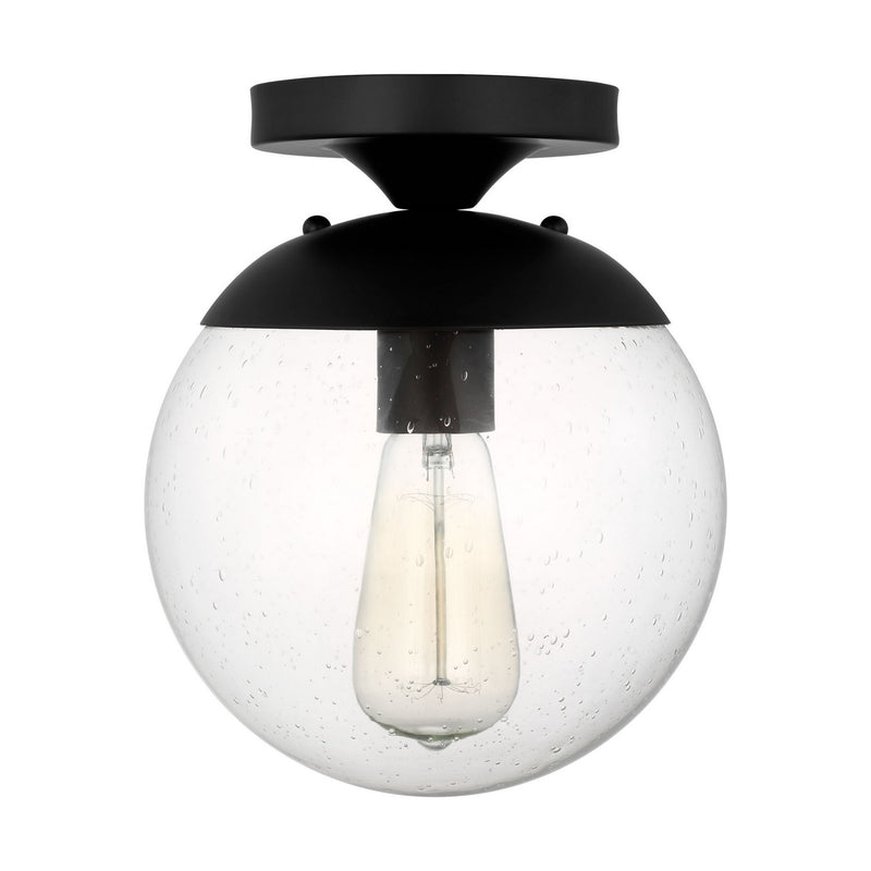 One Light Pendant<br /><span style="color:#4AB0CE;">Entrega: 4-10 dias en USA</span><br /><span style="color:#4AB0CE;font-size:60%;">PREGUNTE POR ENTREGA EN PANAMA</span><br />Collection: Leo - Hanging Globe<br />Finish: Midnight Black