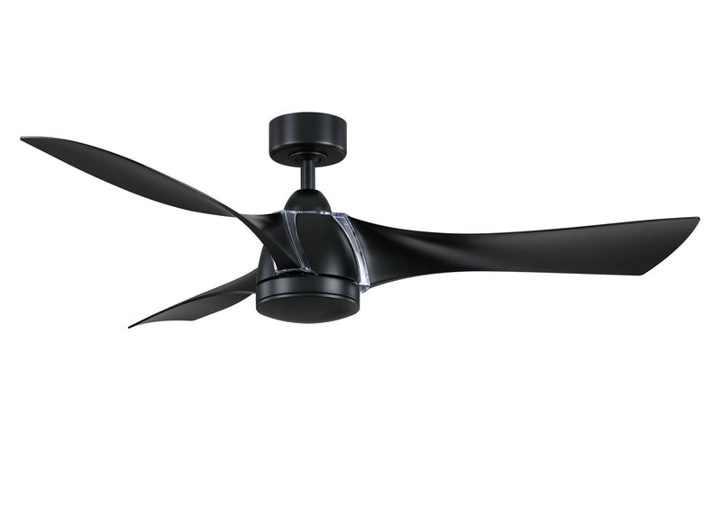 Fanimation - FPD6858BL - 56"Ceiling Fan - Klear - Black