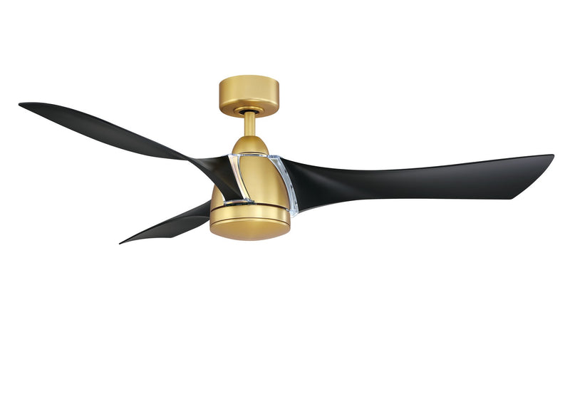 Fanimation - FPD6858BSBL - 56"Ceiling Fan - Klear - Brushed Satin Brass