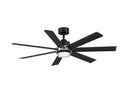 Fanimation - FPD6865BLBN - 56"Ceiling Fan - Pendry 56 - Black