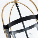 Four Light Pendant<br /><span style="color:#4AB0CE;">Entrega: 4-10 dias en USA</span><br /><span style="color:#4AB0CE;font-size:60%;">PREGUNTE POR ENTREGA EN PANAMA</span><br />Collection: Bonita<br />Finish: Black and Brushed Brass