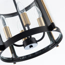 Artcraft Canada - AC11514BB - Four Light Pendant - Bonita - Black and Brushed Brass