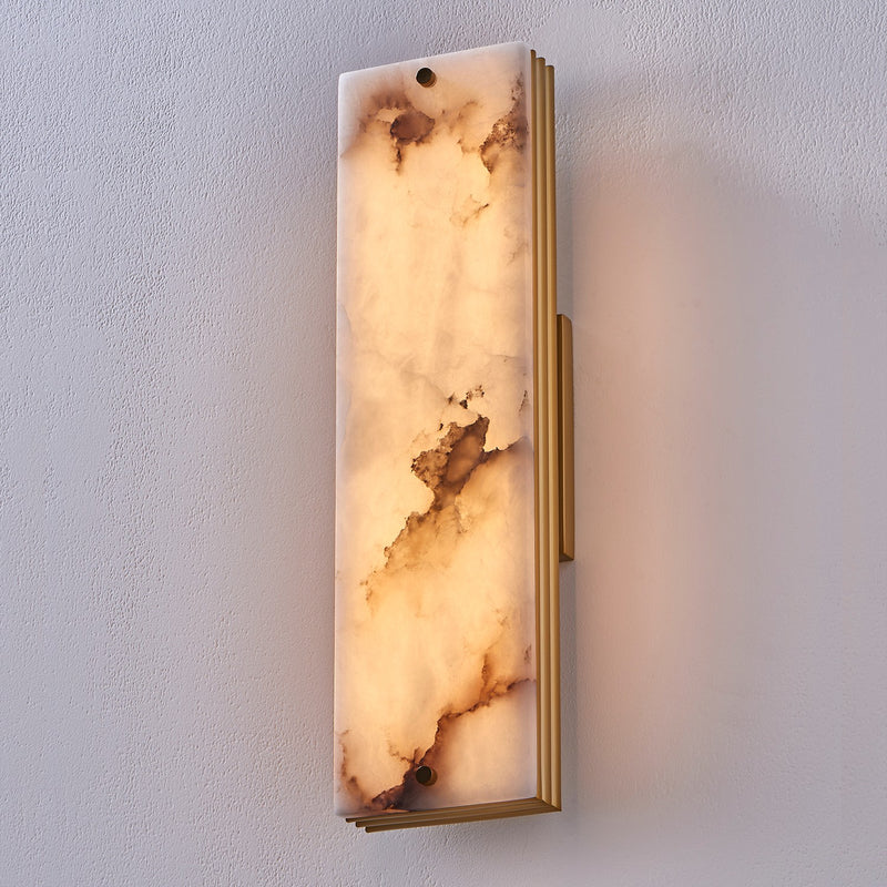 LED Wall Sconce<br /><span style="color:#4AB0CE;">Entrega: 4-10 dias en USA</span><br /><span style="color:#4AB0CE;font-size:60%;">PREGUNTE POR ENTREGA EN PANAMA</span><br />Collection: Vertical<br />Finish: Winter Brass