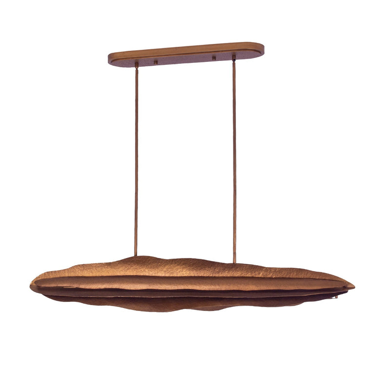 LED Island Pendant<br /><span style="color:#4AB0CE;">Entrega: 4-10 dias en USA</span><br /><span style="color:#4AB0CE;font-size:60%;">PREGUNTE POR ENTREGA EN PANAMA</span><br />Collection: Folia<br />Finish: Warm Gold