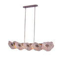 Five Light Island Pendant<br /><span style="color:#4AB0CE;">Entrega: 4-10 dias en USA</span><br /><span style="color:#4AB0CE;font-size:60%;">PREGUNTE POR ENTREGA EN PANAMA</span><br />Collection: Poppy<br />Finish: Pearlized Antique Brass